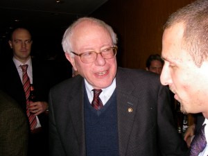 Our beloved Senator Bernie Sanders the socialist at the Vt State Soc Reception
