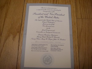 Silver Meaningless Inauguration Ticket, But Still Precious
