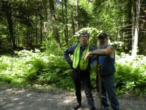 Ed Clark and Will Berry, on Fellows Rd.