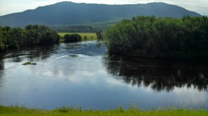 oxbow-like landscape overlooking beautiful Connecticut River.