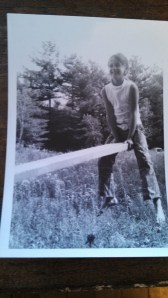 Laura, at age 9 or 10.  The beginning of my own hippie phase.