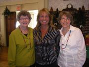 L to R:  Rose Fitzgerald, Barbara Peaslee Smith, Teri Anderson, 2009.
